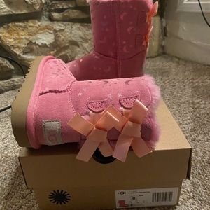 Ugg Bailey Bow Moon and Stars toddler boots